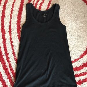 Black maternity tank top